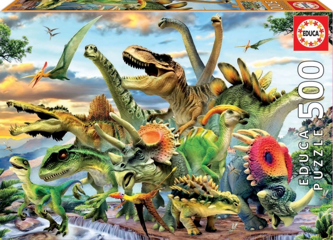 Educa puslespil dinosaurer 500 brikker