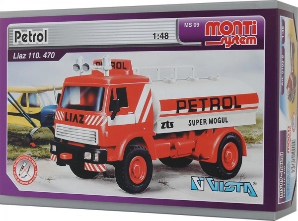 Byggesæt Monti System MS 09 Petrol Liaz 1:48 i æske 22x15x6cm