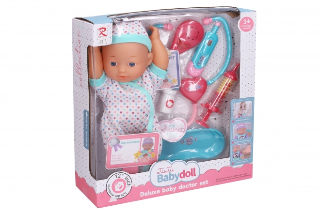 Sygt baby legetøjssæt 30 cm