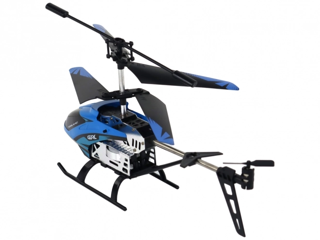 Aluminiums RC helikopter 2.4G Blå 15 minutters flyvetid