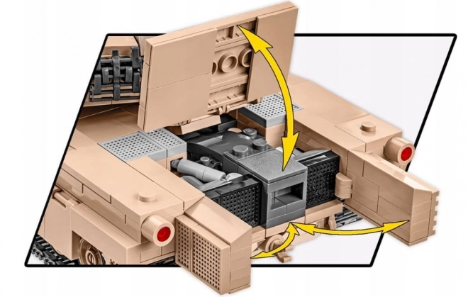 COBI 2622 Væbnede Styrker Abrams M1A2, 1:35, 982 k, 1 f