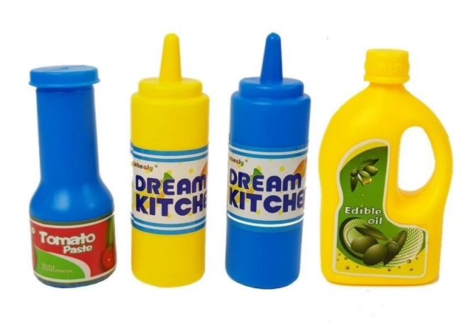 Sæt af plastikkøkkengrej Little Cook Pot