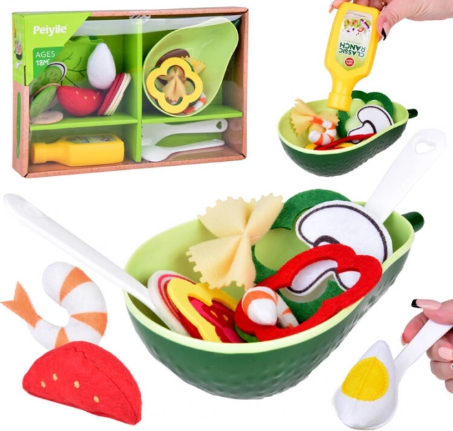 Børnesæt til at lave salat Avocado