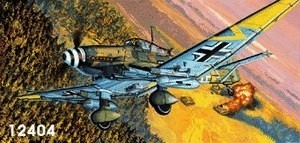 Plastmodel af flyet JU 87G-2 Stuka Kanonen Vogel