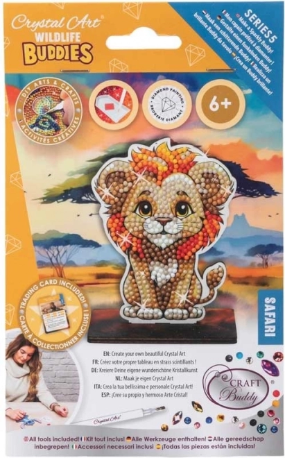 Diamantmaling Safari: Løve