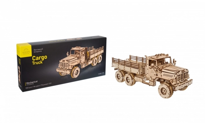 Ugears 3D træ mekanisk puslespil Lastbil CARGO