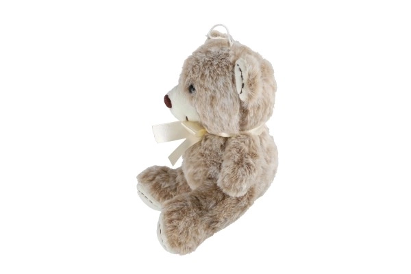 Plys bamse med sløjfe