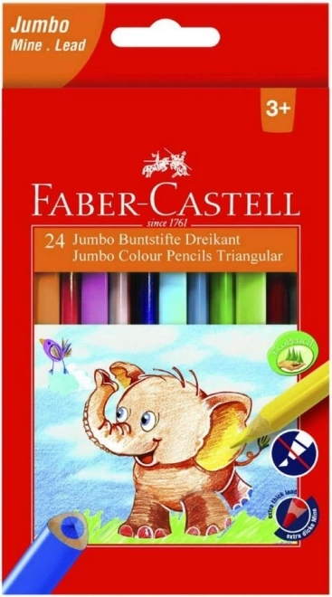 Farveblyanter Extra Jumbo 12 stk Faber-Castell