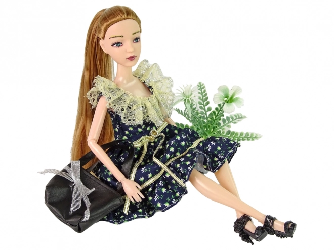 Emily Dukke Modeopvisning Blomster Håndtaske