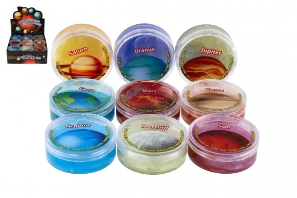Sliz - masse solsystem planet 7cm farverblanding