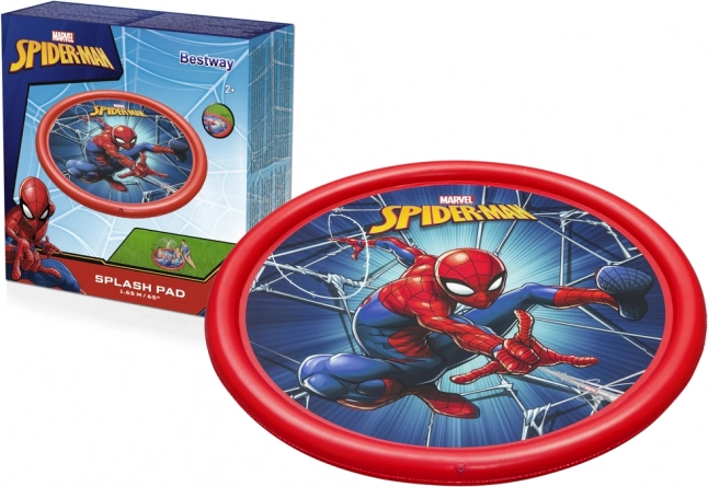 Børnelegemåtte med springvand Spider-Man Bestway 165 cm