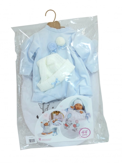 Llorens M844-51 tøj til dukke baby NEW BORN størrelse 43-44 cm