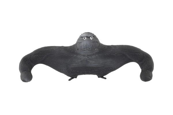 Gorilla antistress strækbar fyldt med sand 400 g silikone 12 cm 4 farver 8 stk i boks