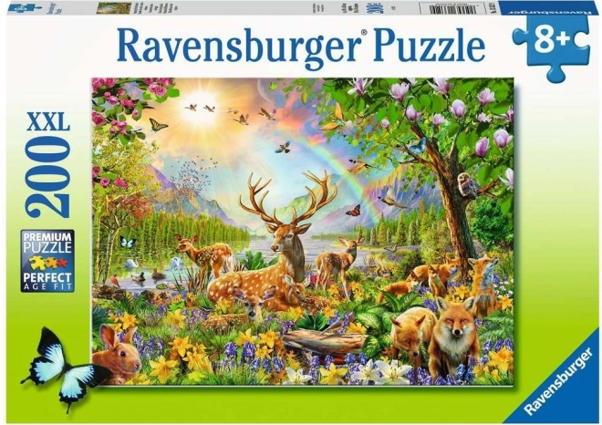 Ravensburger Puslespil Skovdyr XXL 200 brikker