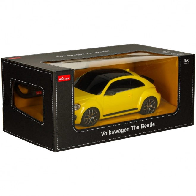 Fjernstyret bil R/C Volkswagen Beetle Rastar 1:14 gul
