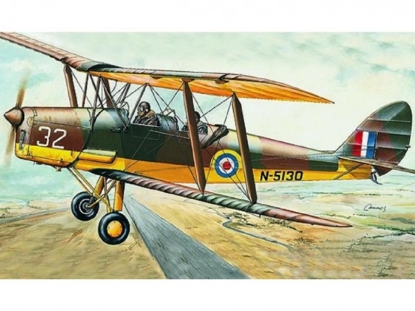 Model af fly D.H.82 Tiger Moth