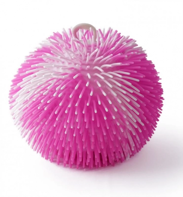 SPORTO Flosset regnbuebold med lys - pink og hvid
