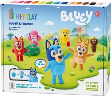 Hey Clay kreativt sæt Bluey