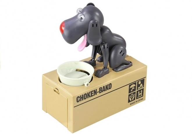 Hund sparegris grå