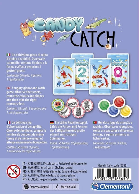 CLEMENTONI Kortspil Candy Catch - Sød Fangst