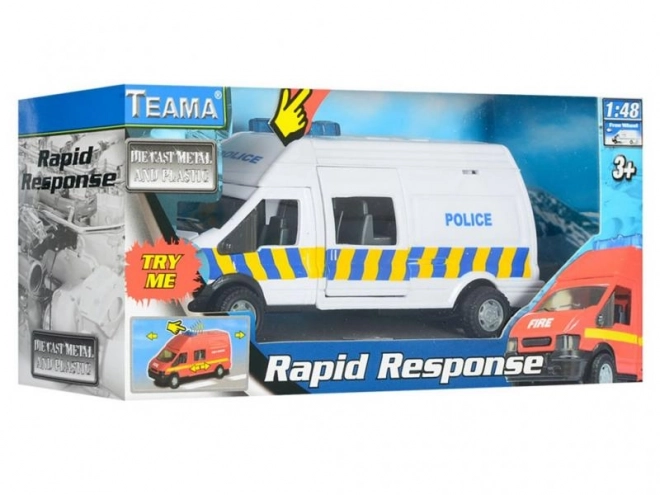 Metalbil Rapid 1:48 med lyd