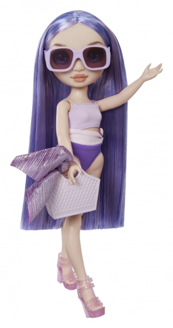 Rainbow High Fashion dukke i badetøj - Violet Willow