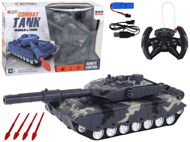 Sjov militærc RC-tank til børn