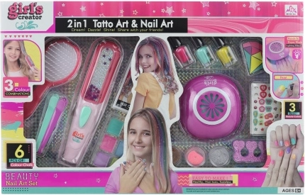 Rigt sæt til både frisurer og manicure