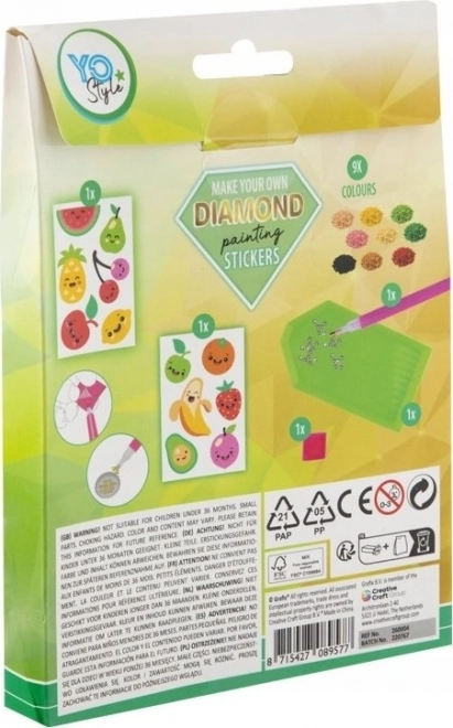 Fremstilling af klistermærker Diamond