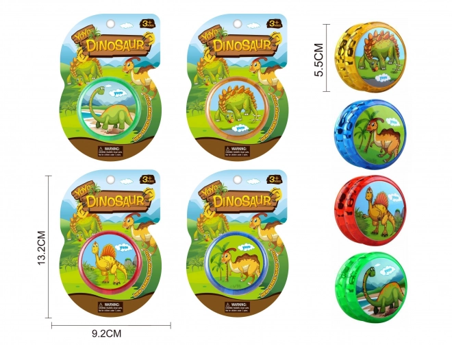 Jojo dinosaur med lys 5,5 cm