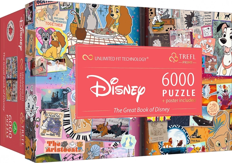 Trefl puslespil UFT Den store DISNEY-bog 6000 brikker