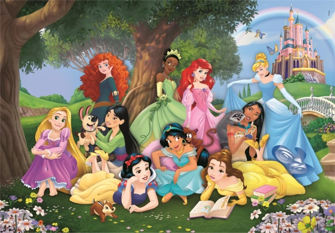 Puslespil Disney-prinsesser 104 brikker CLEMENTONI
