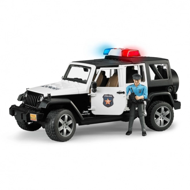 Bruder Jeep Wrangler Rubicon Politi