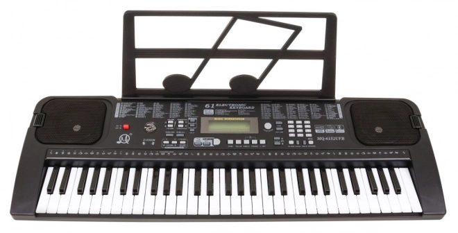 Tastatur med mikrofon til børn 5+ Taktometer USB MP3 Radio - Model nr. 6152