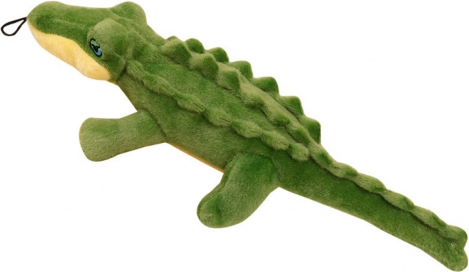 Plys-krokodille med pivelyd 30 cm