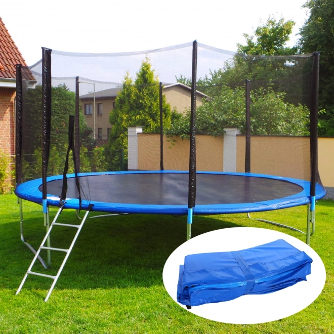 Blå fjederbetræk til trampolin 305-312 cm 10ft
