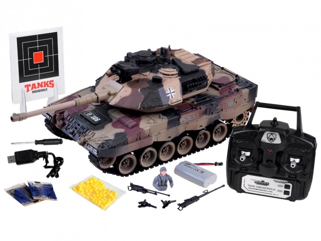 Stor fjernstyret tank LEOPARD RC0106