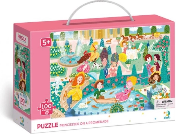 DODO puslespil prinsesser på promenade, 100 brikker