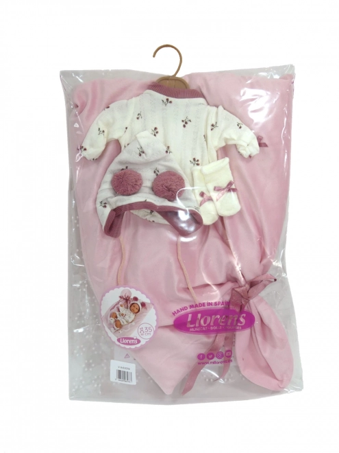 Llorens M635-78 tøj til dukken baby NEW BORN størrelse 35-36 cm