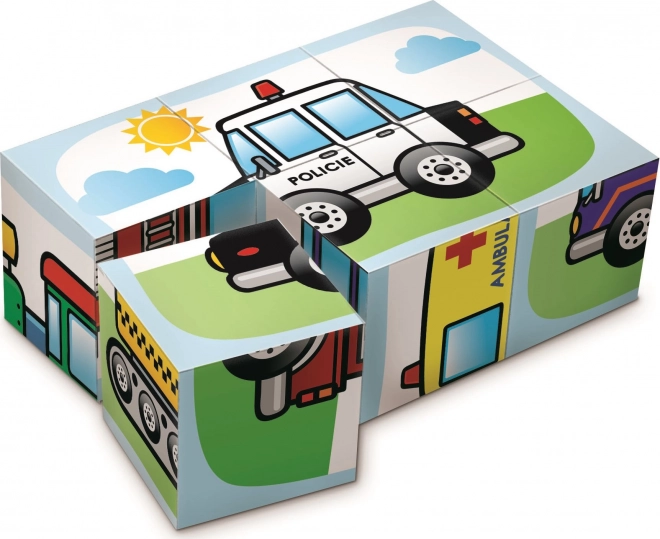 Billedterninger Transport 6 terninger