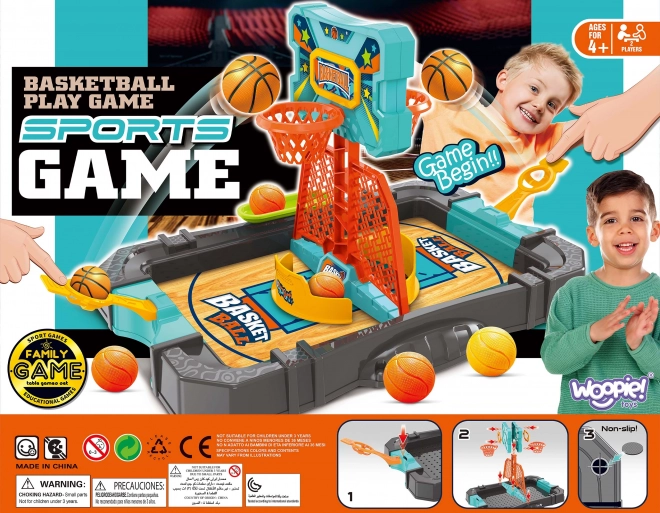 Woopie mini bord basketballspil