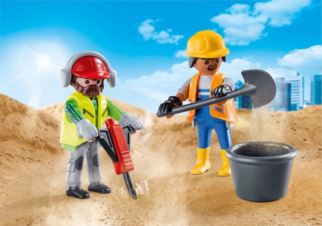 Duo Pack Bygningsarbejdere fra Playmobil