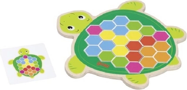 Goki Træpuslespil Skildpadde