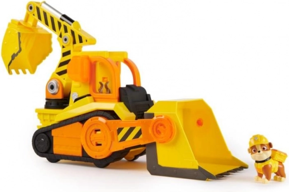 Deluxe bulldozer med lys og lyde med figur – PAW PATROL RUBBLE & CREW