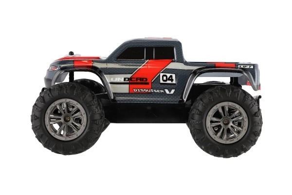 Auto RC Pick Up Terræn grå-rød