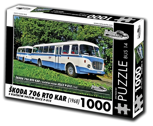 Puslespil Retro-biler Škoda 706 RTO KAR – 1000 brikker