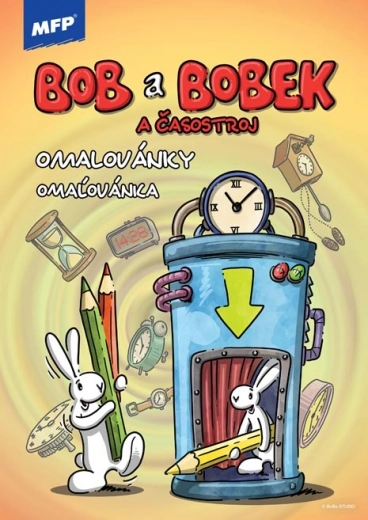 Børne-malebog A4 Bob og Bobek