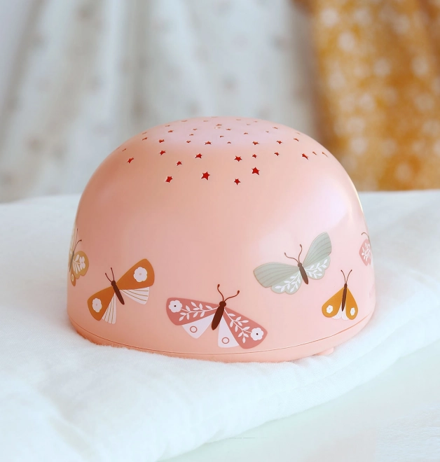 A Little Lovely Company Projektorlampe – Sommerfugle