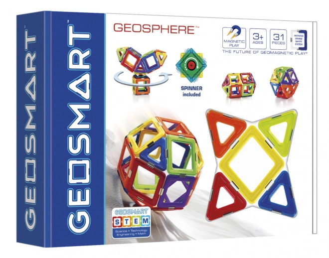 Magnetisk byggesæt GeoSmart GeoSphere - 31 dele