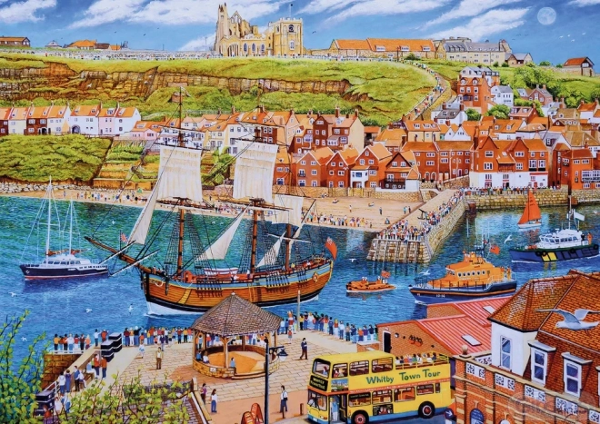 Puslespil Endeavour Whitby 500 stykker